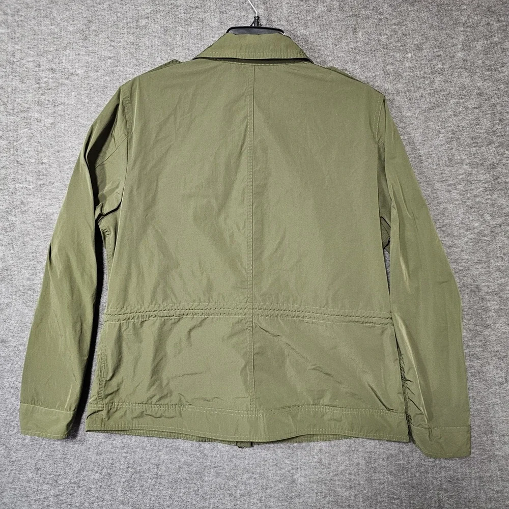 Lauren Ralph Lauren Jacket Women' Large Olive Pocket Zip Military Army Coat Core